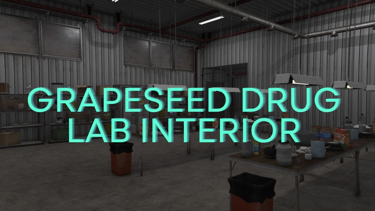Grapeseed Drug Lab Interior FiveM